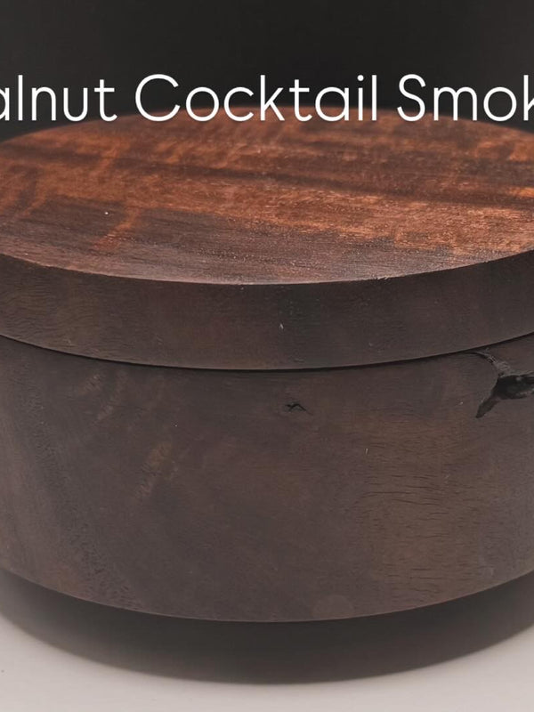 Handcrafted Walnut Cocktail Smoker